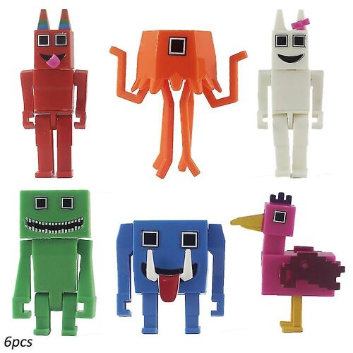Garten Of Banban Action Toy Figures Set, Figurines de jeu d'horreur Modèle Poupée Cadeau pour les enfants 6pcs