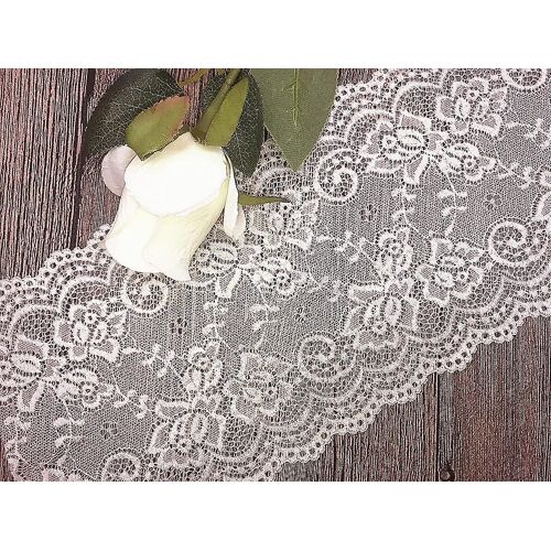 15cm Europe Floral Garden Pattern Lace Trim - Ruban De Nylon Élastique Pour Vêtements De Bricolage