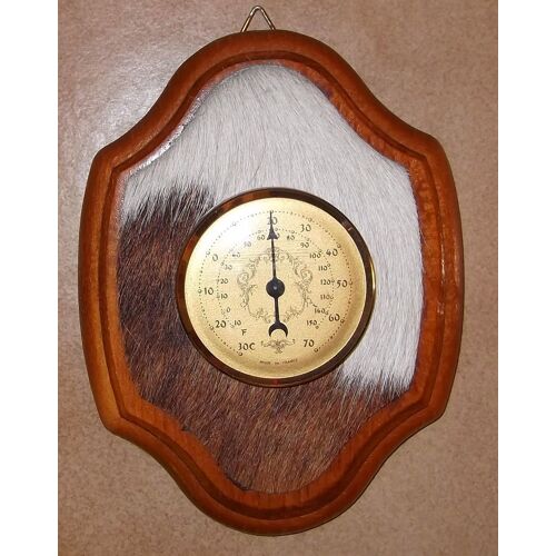 Thermometre Chasseur Bois Et Pelisse