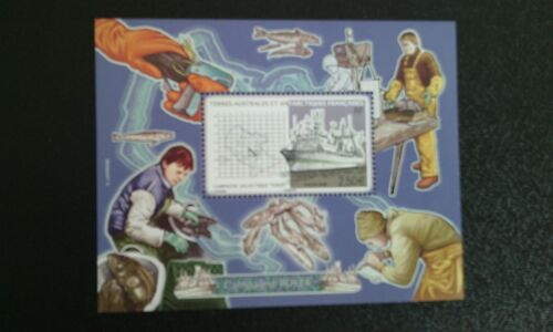 Timbre Terres Australes Et Antarctiques Françaises Yt Bf 20 Campagne De Pêche "Poker" 2008