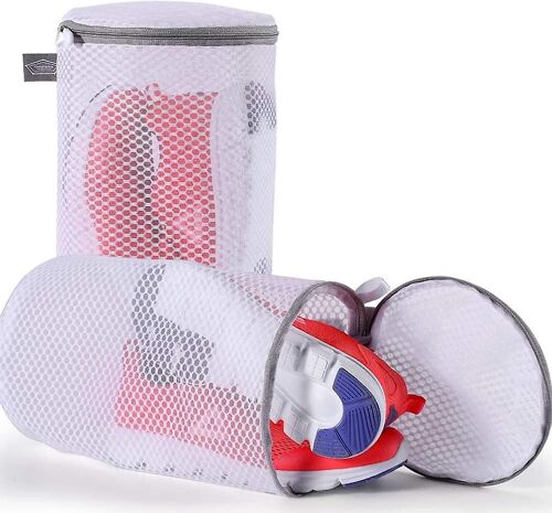Chaussures Sacs de lavage Sneaker Mesh Washing Cleaning Bag 125gsm Net Fabric Durable Acsergery Gift