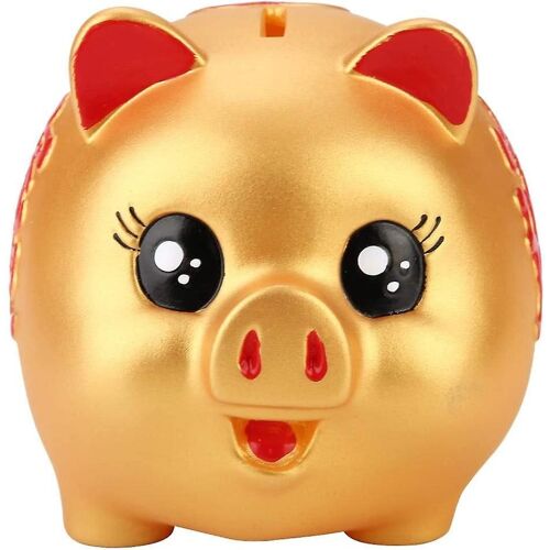 Golden Mignon Plastique Cochon Banque Cochon Jouet Argent Collectible Saving Box Enfants