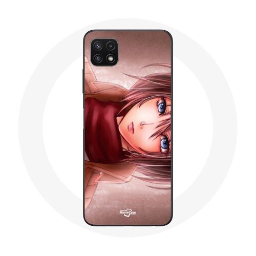 Coque Pour Samsung Galaxy A22 5g Mikasa Ackerman Attaque Des Titans Anime Série Japanese