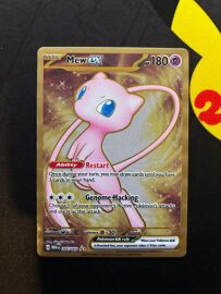Carte Pokemon Anglaise - Mew Ex Gold Metal - 205/165 - Ev3.5 151