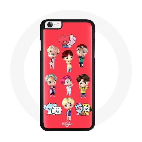 Coque Pour Iphone Se Bts Tinytan Animation Bt21 Affiche