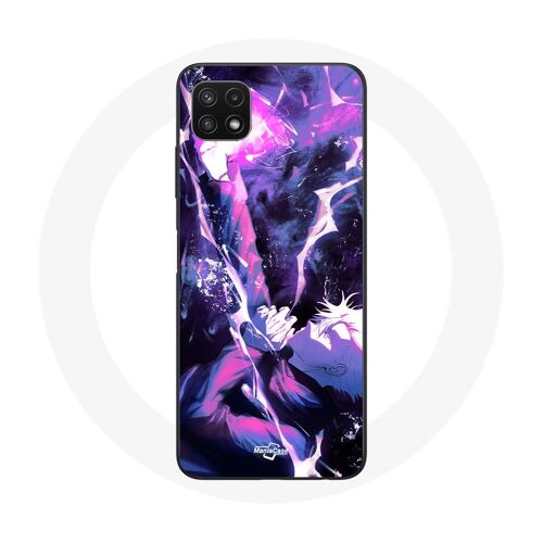 Coque Pour Samsung Galaxy A22 5g Gojo Satoru Jujutsu Kaisen Manga Japonais