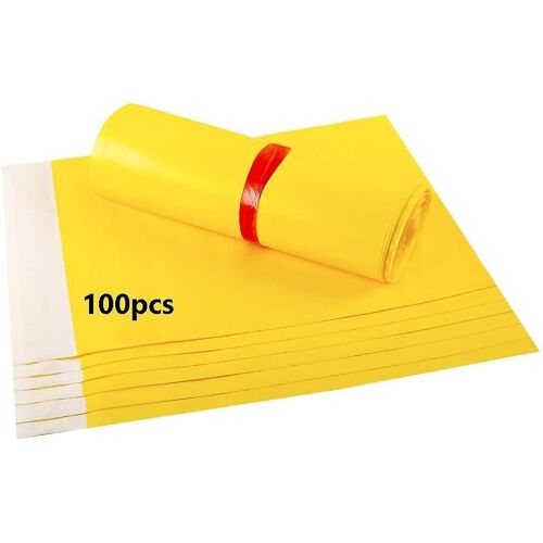 Mailers Envoi Mailers 100pcs 25cmx35cm B4 Mailers Pour Vêtements Jaune