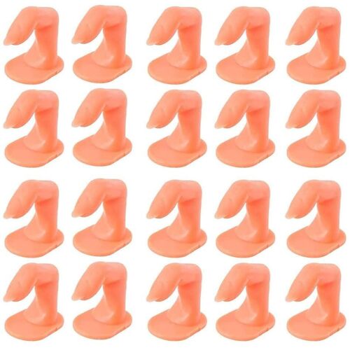 20 Pièces Nail Art Practice Finger, Training Finger, Nail Practice Manucure