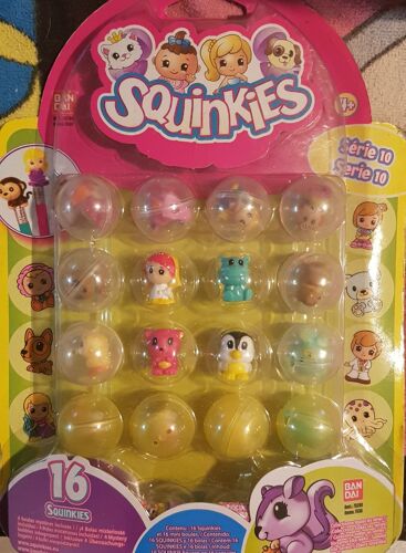 Jeu / Jouet / Squinkies 16 Oeufs Avec Figurines Petits Personnages / Série 10