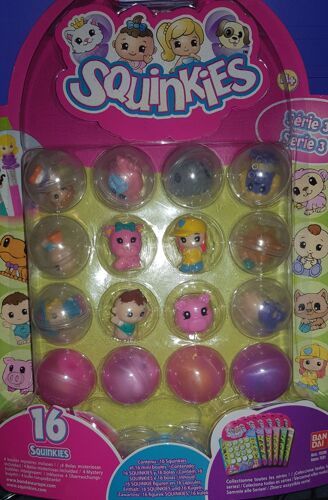 Jeu / Jouet / Squinkies 16 Oeufs Avec Figurines Petits Personnages / Série 3