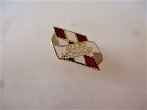 Pins Foot Football Allez Monaco / Base Doré