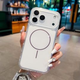 Coque Pour Iphone 17 Pro Max, Couleur Officielle Element, Compatible Magsafe - Protection Intégrale, Antichoc, Anti-Rayures - Blanc