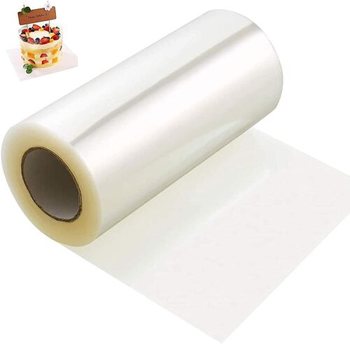 Colliers À Gâteau En Acétate, Collier À Gâteau Transparent De 10cmx10m, Colliers À Gâteau En Rouleau D'acétate