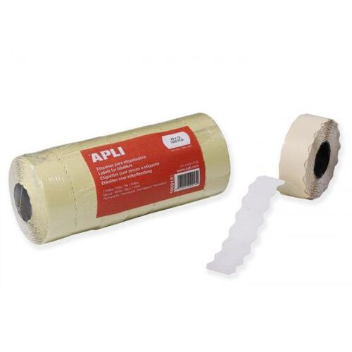 7 Rouleaux Étiquettes Blanches Permanente 22 X 12 Mm Pour Étiqueteuse