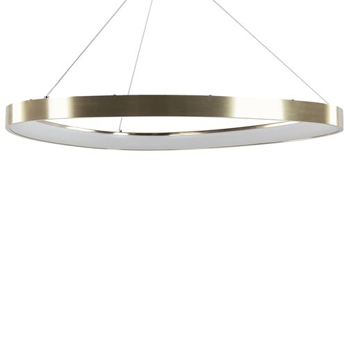 Lampe À Led Suspendue Dorée En Métal Kraburi
