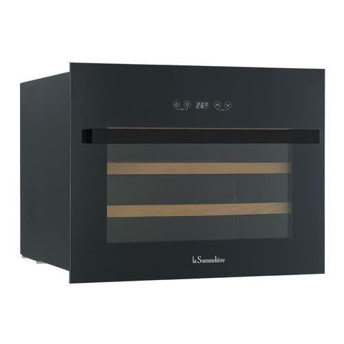 Cave à vin La Sommelière LSBI28B - 62 litres Classe G Noir - 28 bouteilles