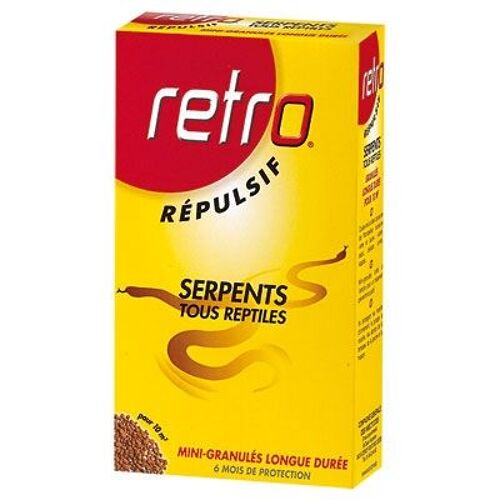 Répulsif serpents en granulés - 400 Grs - RETRO