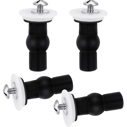 Lot de 4 vis pour abattant WC, vis d'expansion, vis universelles pour fixation, boulons d'expansion, fixation pour charnières de siège WC, fixation pour trou borgne