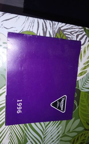 Catalogue Triumph 1996 Moto