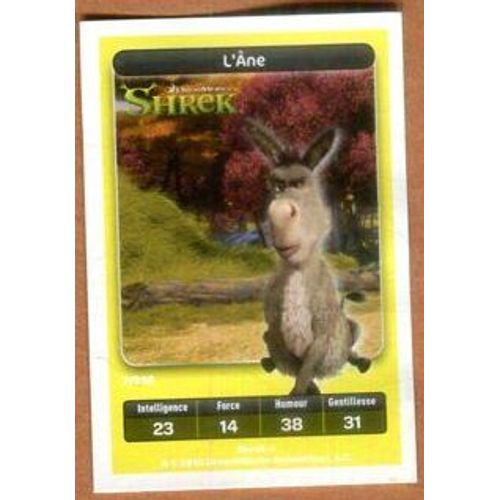 Carte Dreamworks - " Shrek " : L' Ane - 2010