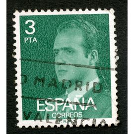 Timbre Oblitéré Espana, Correos, 3 Pta