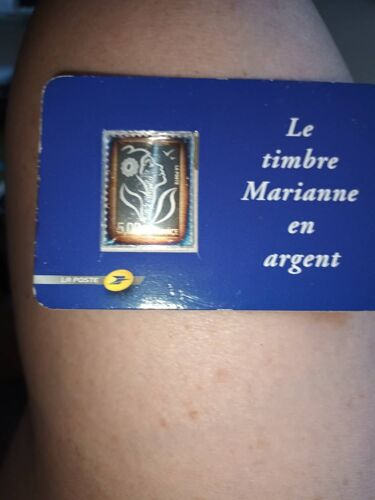 Timbre Marianne En Argent