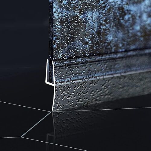 Barrière de douche pliable et système de rétention de barrage d'eau pliable