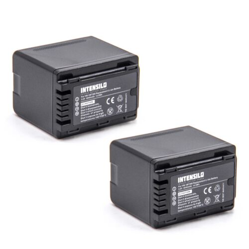 vhbw 2x Batterie compatible avec Panasonic HC-V510, HC-V270, HC-V520, HC-V250EB, HC-V380, HC-V520GK caméra vidéo caméscope (4040mAh, 3,6V, Li-ion)