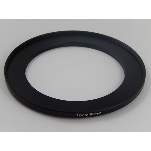 vhbw Bague d'adaptation de filtre Step-Up de 72 mm vers 95 mm pour objectif d'appareil photo - Adaptateur, métal, noir