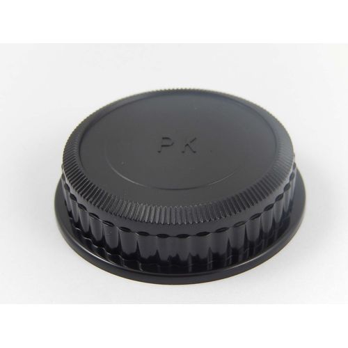 vhbw Bouchon arrière d'objectif compatible avec Pentax K-01, K100D, K10D, K200D, K20D, K-30, K-5, K-50, K-500, K-5II appareil photo - plastique, noir