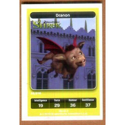 Carte Dreamworks - Shrek : Dranon - 2010