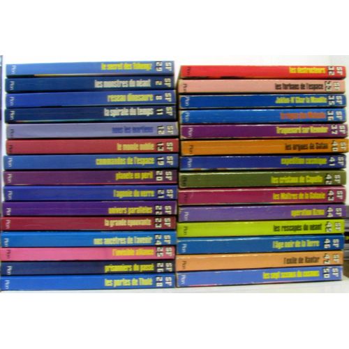 29 Romans De Science Fiction Série Jimmy Guieu (Voir Descriptif Complet) Dont: Les Monstres Du Neant -Réseau Dinosaure + La Spirale Du Temps + Nous Les Martiens + Le Monde Oublié + Commandos De L'E...