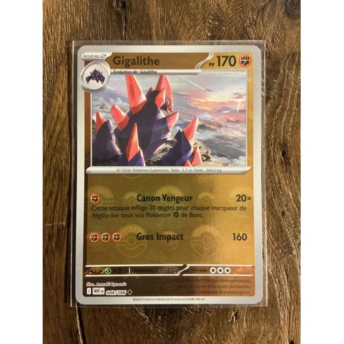 Gigalithe Pokeball 048/086 Série Écarlate Et Violet Flamme Blanche