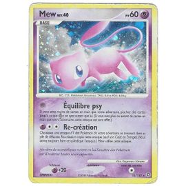 Mew 15/132 - 60pv - Diamant & Perle : Merveilles Secretes - Rare Carte Holo Cosmos Française