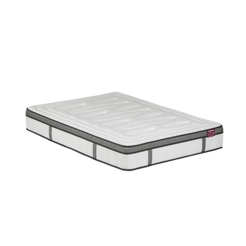 Matelas à ressorts ensachés 7 zones et mémoire de forme ép.30cm - 160 x 200 cm - OLIANE de DREAMEA