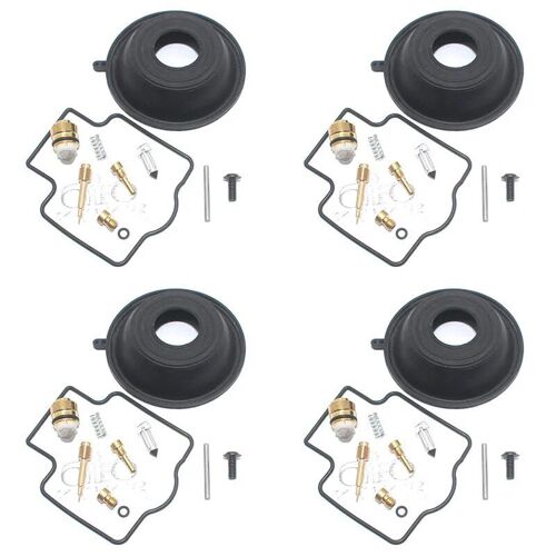 4 Kit Diaphragm - Kit De Réparation De Carburateur, Pour Kawasaki Zzr600 1990 ? 1995 Zx600 Zx Zzr 600, Siège De Soupape À Flotteur, Joint De Chambre À Membrane Sous Vide