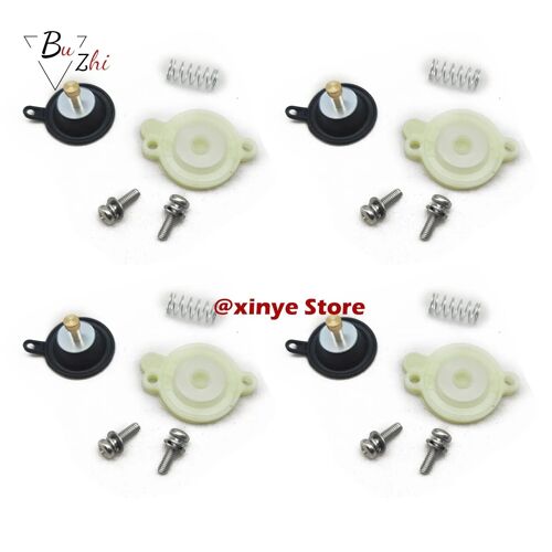 4sets - Couvercle De Diaphleurs Me De Carburateur, Pour 99-07 Yamaha Xv Road Star Silverado 1600 1700 Xv1600 Xv1700 Kodiversiak Yfm400fwbl Yfm 400 Fwbl