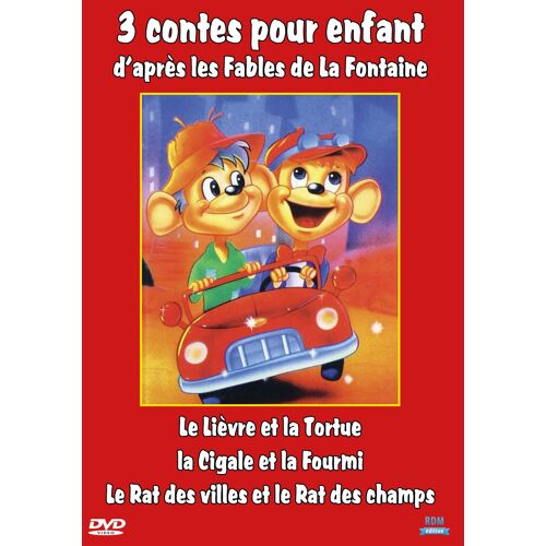 3 Contes Pour Enfant D'après Les Fables De La Fontaine : Le Lièvre Et La Tortue - La Cigale Et La Fourmi - Le Rat Des Villes Et Le Rat Des Champs