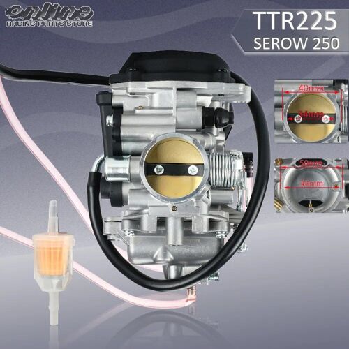 1 Pcs - Carburateur Moto 34mm Carb Pour Yamaha Ttr225 Ttr 225 Ttr-225 Pour Serow Count225 Xt 225 Hurcross Accessoires D343 Pit Bike