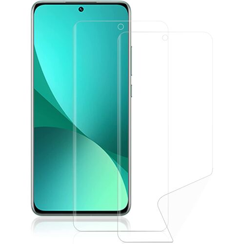VanBeek-Z Film Protection ecran Compatible avec Xiaomi 12 Hydrogel Protecteur d'ecran Couverture Compl¡§¡§Te Souple HD Anti-Empreinte Haute Sensibilite Screen Protector [2-Pack]Z10552