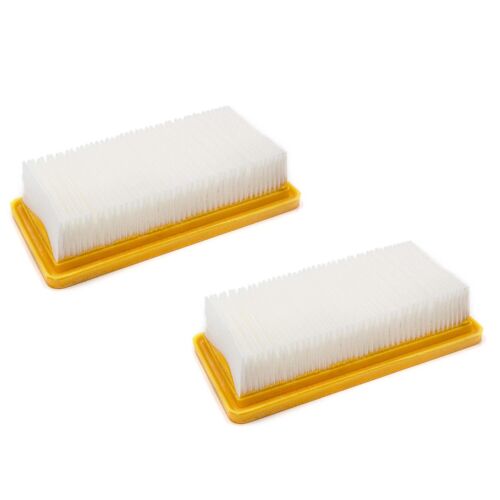 vhbw 2x filtre à plis plats pour aspirateur robot aspirateur multi-usages Kärcher AD2, AD 3.200, AD.3000, AD3, AD3 Premium Fireplace, AD4, AD 4Premium