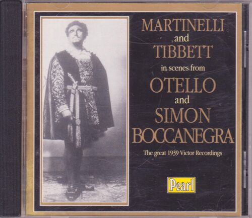 Cd Scenes From Verdi's Otello And Simon Boccanegra 1939 Recordings