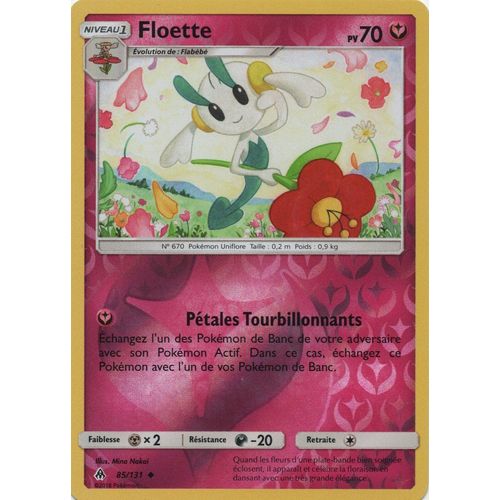 Carte Francaise Floette Reverse 85/131 Lumière Interdite Pokemon