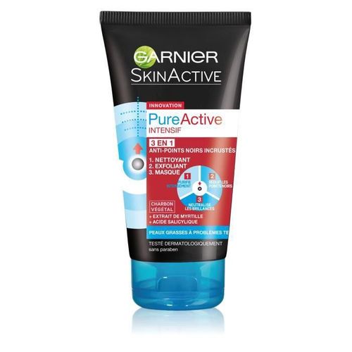 Pure Active Intensif 3 En 1 Anti Points Noirs - 150ml 