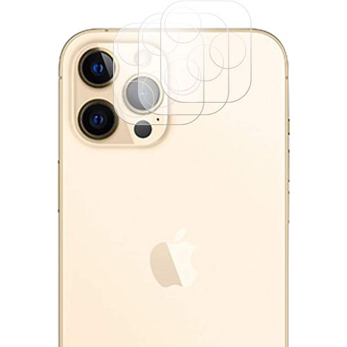 VanBeek-Z Protecteur Objectif de Caméra pour iPhone 12 Pro Max Protection écran de Caméra 3-Pack 9H Camera Lens Tempered Protector Antidéflagrant Caméra Verre Trempé pour iPhone 12 Pro MaxZ9007