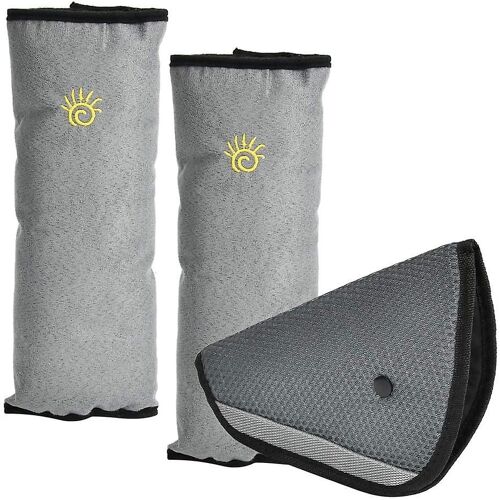 Coussinets De Ceinture De Sécurité De Voiture Housse De Ceinture De Sécurité Souple Gris Ceinture De Sécurité De Voiture Confortable