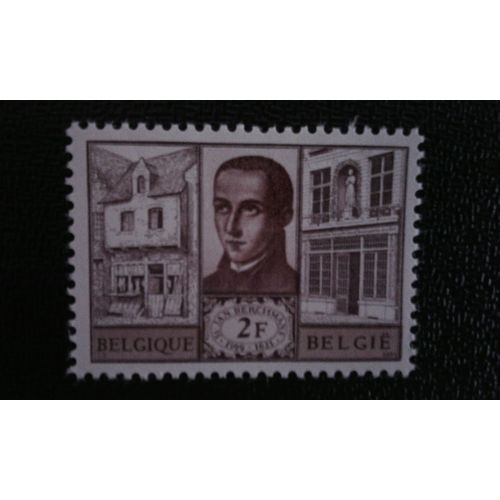 Timbre Belgique Yt 1335 Sainte Déclaration Jan Berchmans 1965