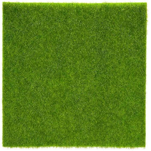 2 Tailles Tapis De Gazon Artificiel Synthétique Vert Sans Tissu Faux Gazon Tapis