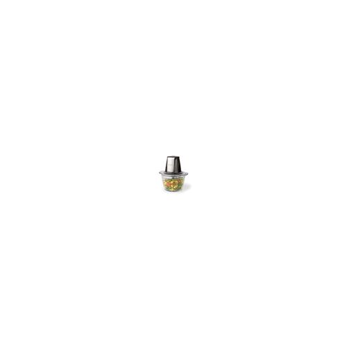 Hacheur d'Aliments | 500 W | 1000 l | Verre | 1 vitesse | Argent / Noir