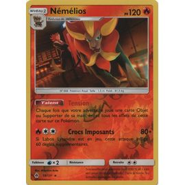 Carte Francaise Némélios Reverse 19/131 Lumière Interdite Pokemon